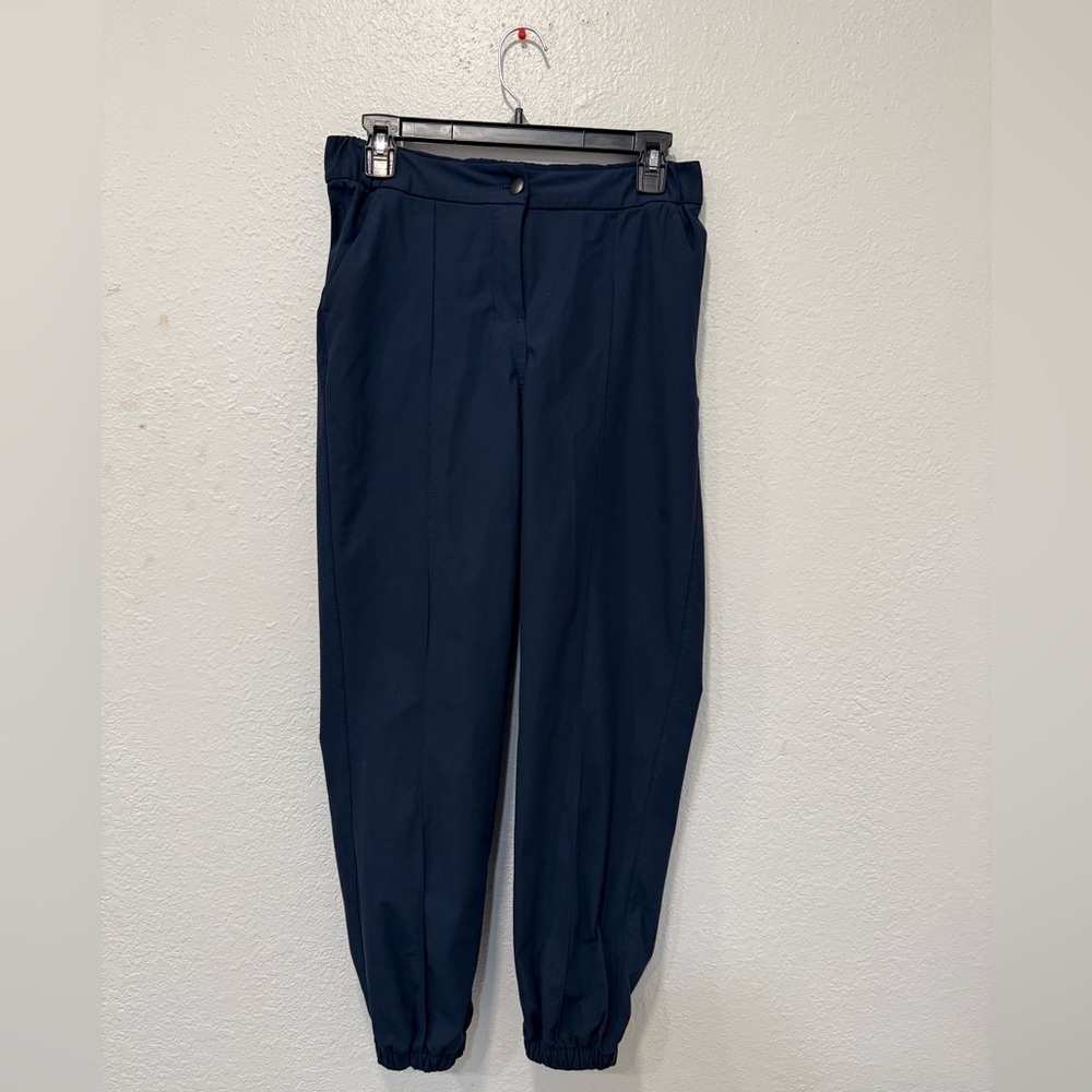Lululemon Navy Jogger Pants Women’s Size 27 Elastic Ankle Athleisure